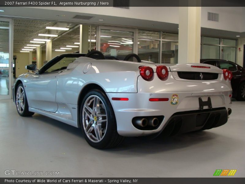 Argento Nurburgring / Nero 2007 Ferrari F430 Spider F1