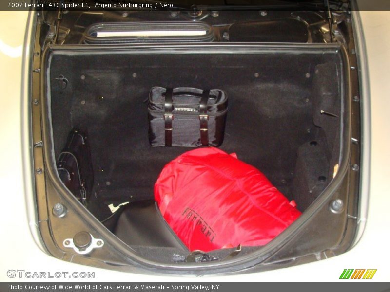  2007 F430 Spider F1 Trunk