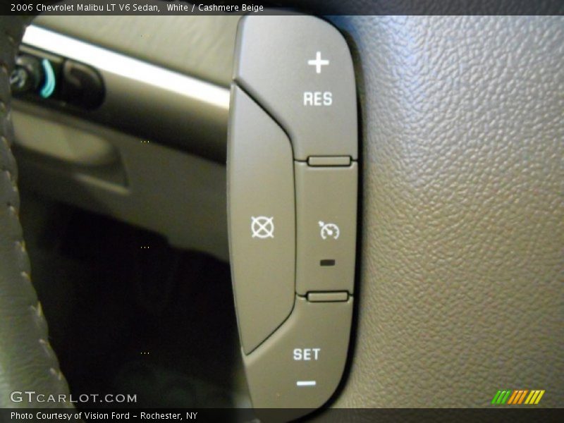 White / Cashmere Beige 2006 Chevrolet Malibu LT V6 Sedan
