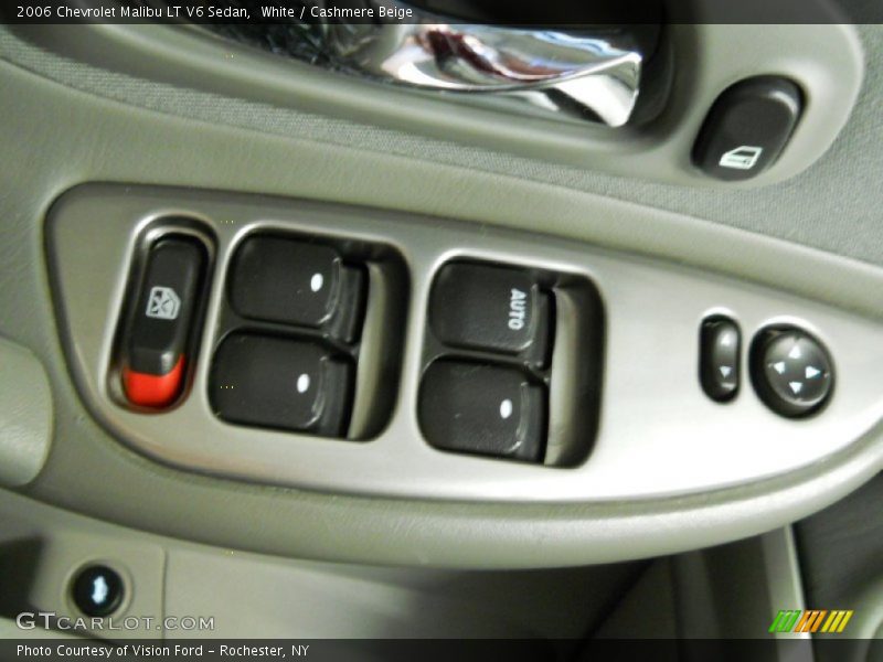 White / Cashmere Beige 2006 Chevrolet Malibu LT V6 Sedan