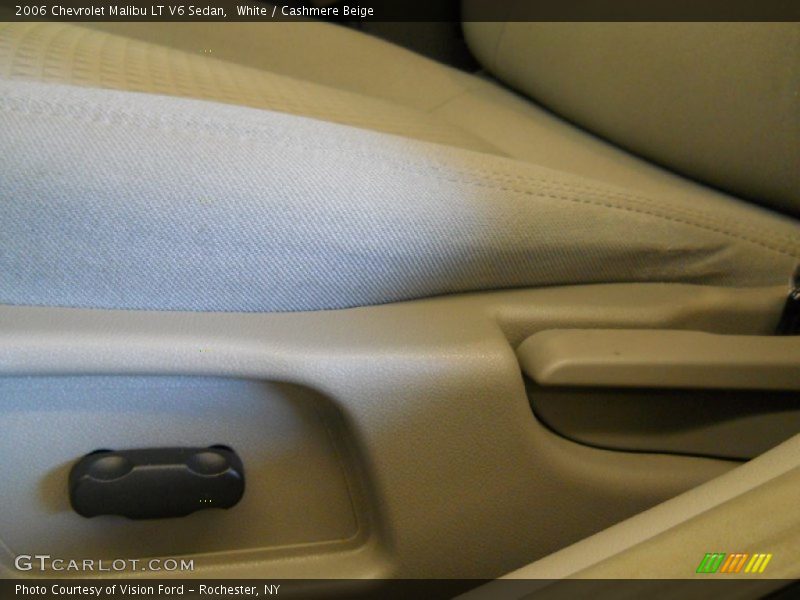 White / Cashmere Beige 2006 Chevrolet Malibu LT V6 Sedan