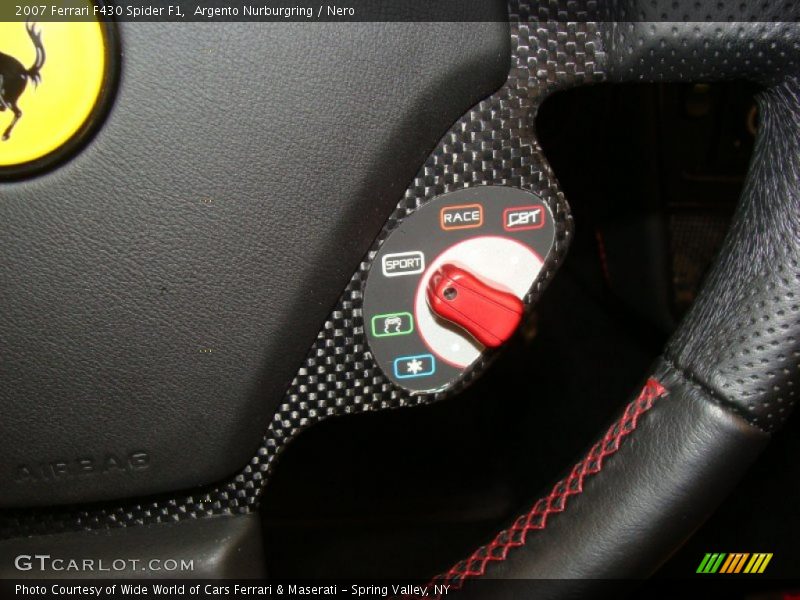 Controls of 2007 F430 Spider F1