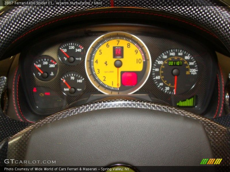  2007 F430 Spider F1 Spider F1 Gauges