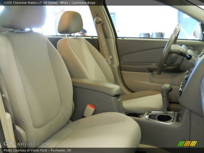 White / Cashmere Beige 2006 Chevrolet Malibu LT V6 Sedan