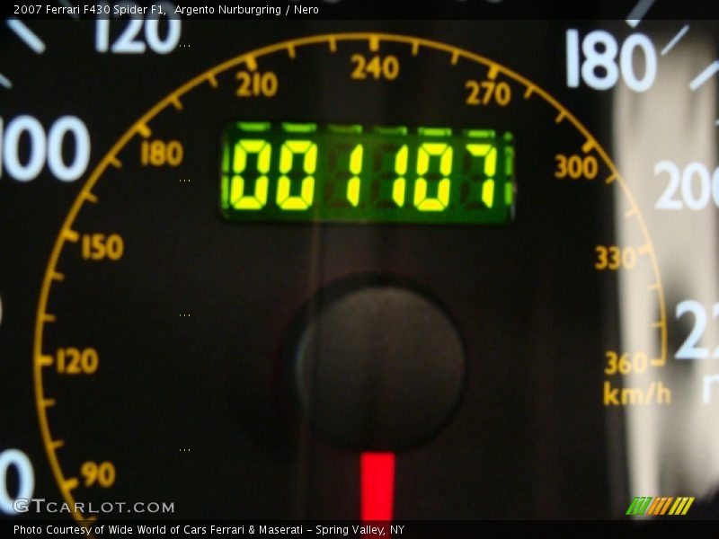 Argento Nurburgring / Nero 2007 Ferrari F430 Spider F1
