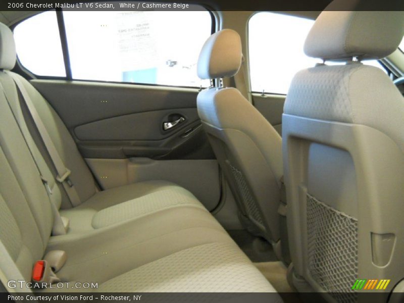 White / Cashmere Beige 2006 Chevrolet Malibu LT V6 Sedan