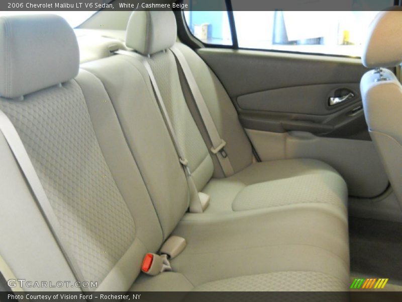 White / Cashmere Beige 2006 Chevrolet Malibu LT V6 Sedan