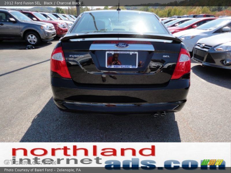 Black / Charcoal Black 2012 Ford Fusion SEL