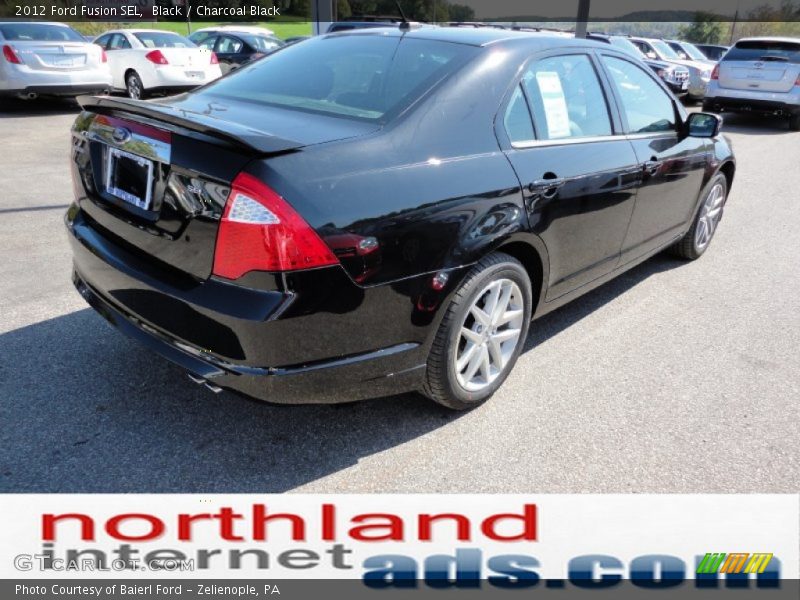 Black / Charcoal Black 2012 Ford Fusion SEL