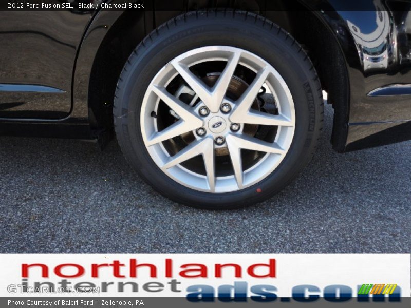 Black / Charcoal Black 2012 Ford Fusion SEL