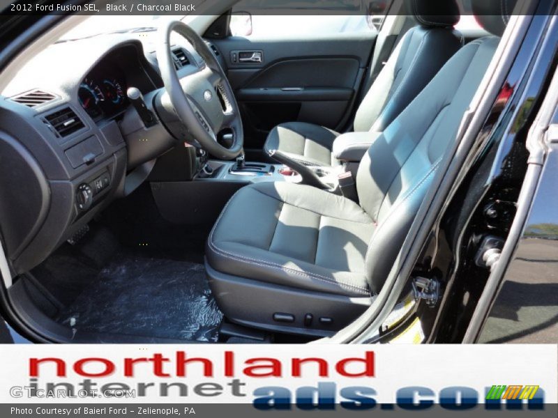 Black / Charcoal Black 2012 Ford Fusion SEL