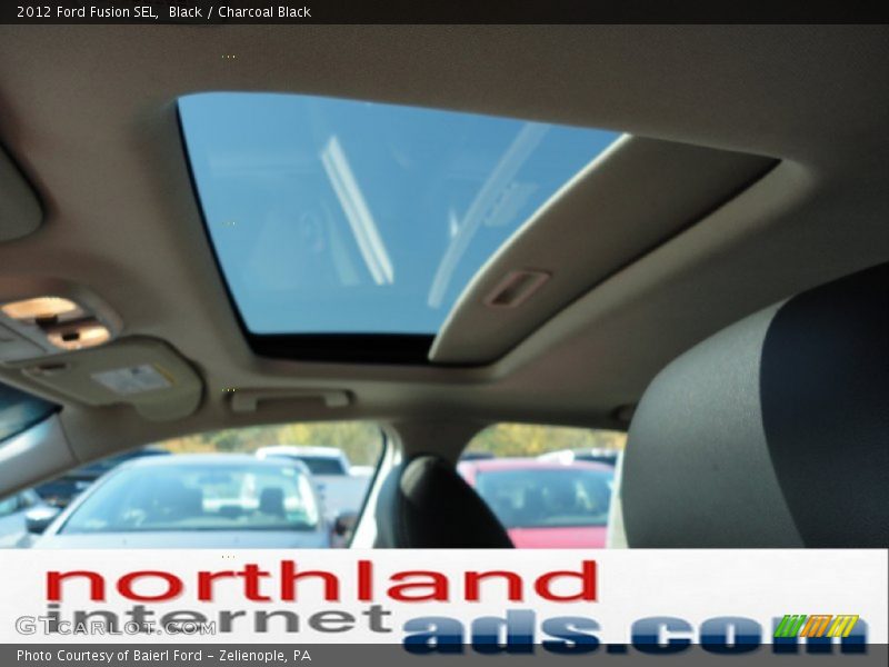 Black / Charcoal Black 2012 Ford Fusion SEL