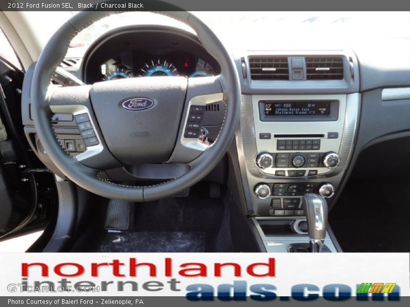 Black / Charcoal Black 2012 Ford Fusion SEL