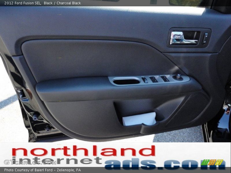 Black / Charcoal Black 2012 Ford Fusion SEL