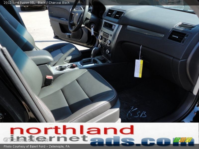 Black / Charcoal Black 2012 Ford Fusion SEL