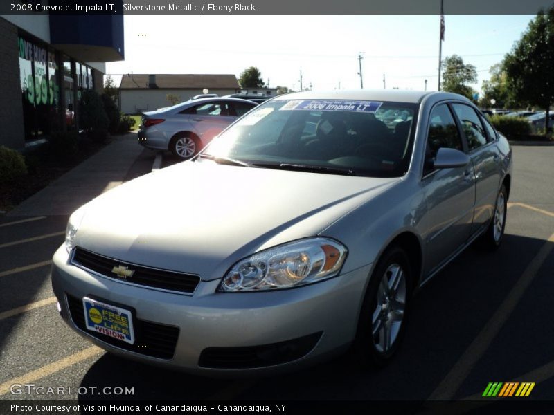 Silverstone Metallic / Ebony Black 2008 Chevrolet Impala LT