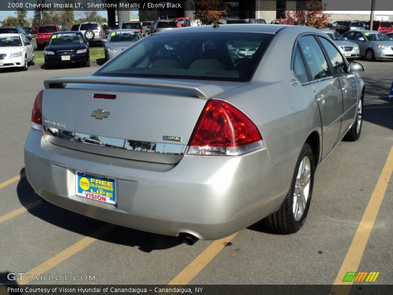 Silverstone Metallic / Ebony Black 2008 Chevrolet Impala LT