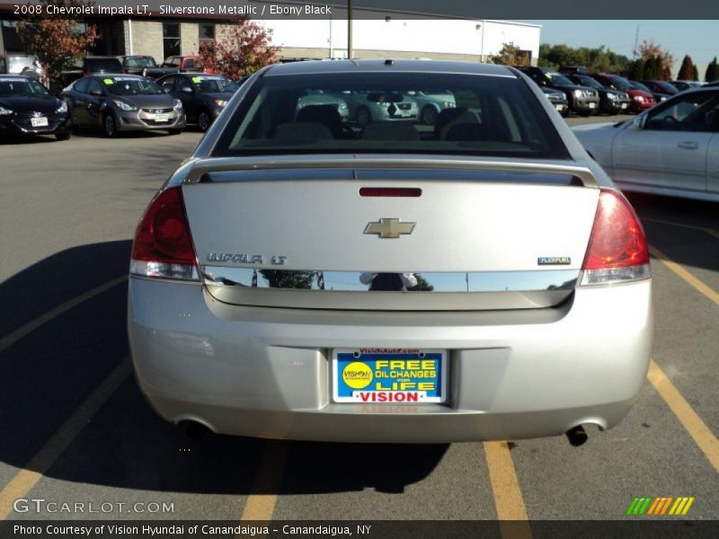 Silverstone Metallic / Ebony Black 2008 Chevrolet Impala LT