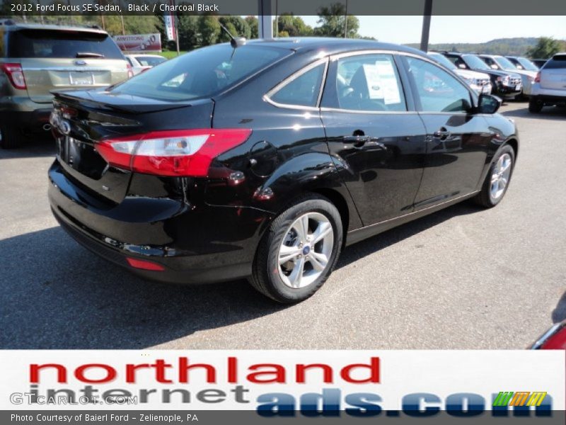 Black / Charcoal Black 2012 Ford Focus SE Sedan