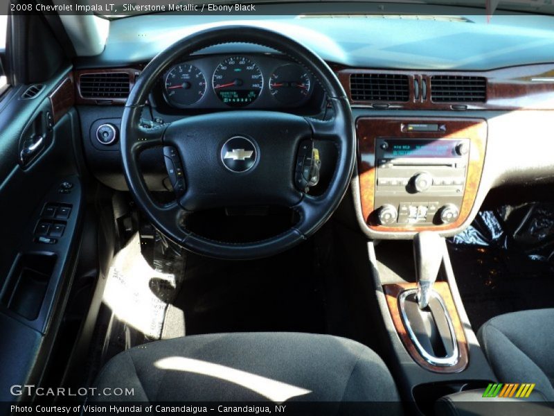 Silverstone Metallic / Ebony Black 2008 Chevrolet Impala LT