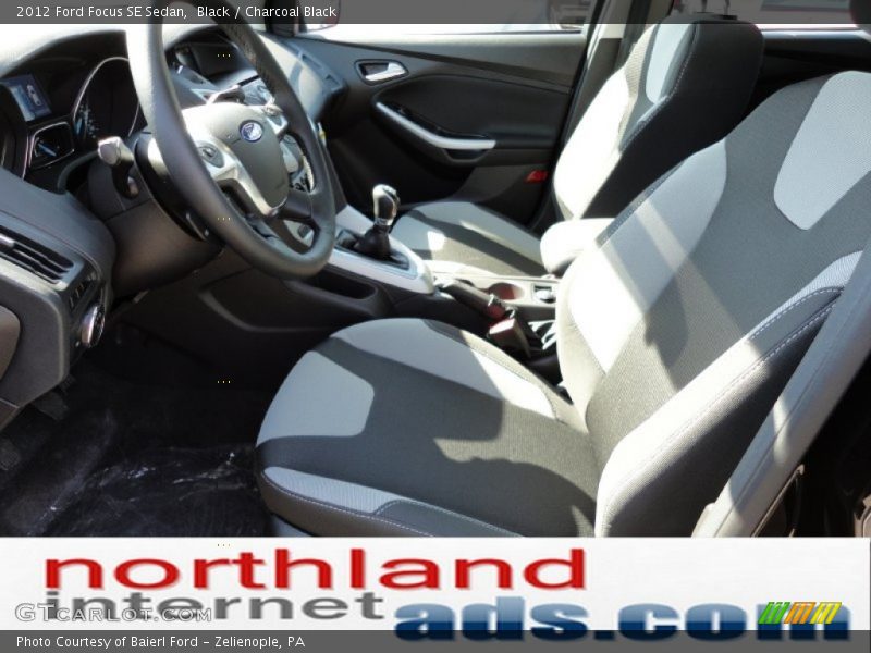 Black / Charcoal Black 2012 Ford Focus SE Sedan