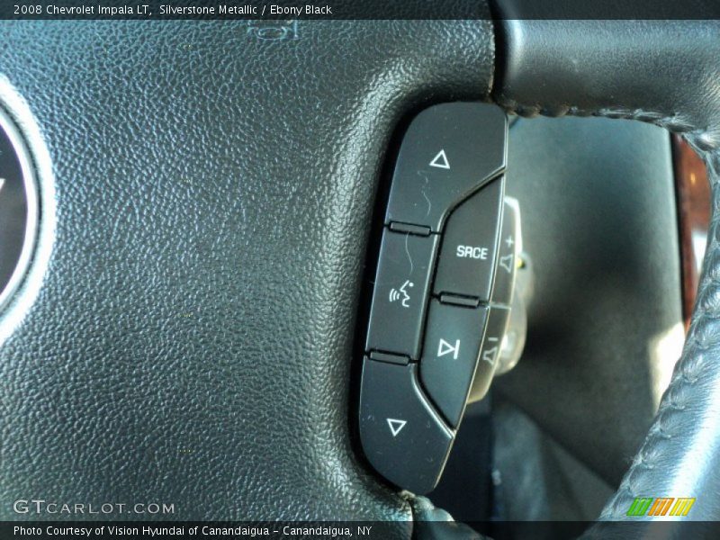 Silverstone Metallic / Ebony Black 2008 Chevrolet Impala LT