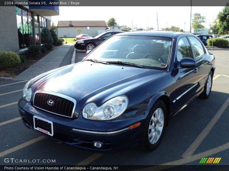 Ardor Blue / Beige 2004 Hyundai Sonata V6