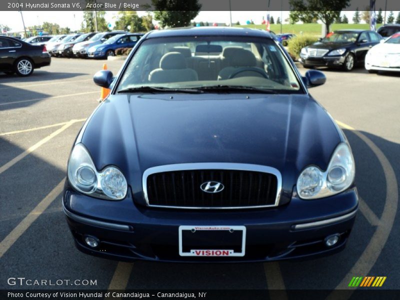 Ardor Blue / Beige 2004 Hyundai Sonata V6