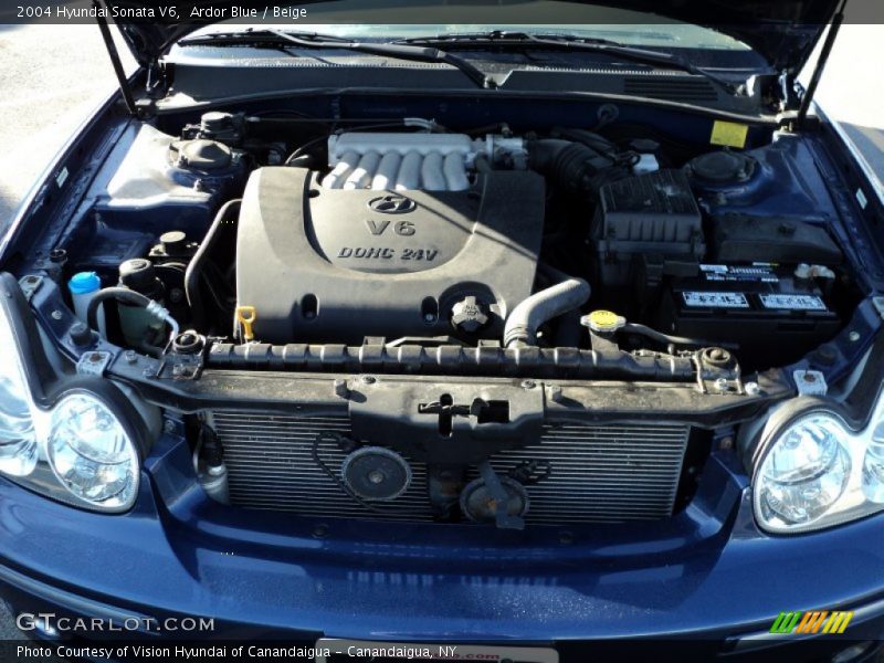 Ardor Blue / Beige 2004 Hyundai Sonata V6