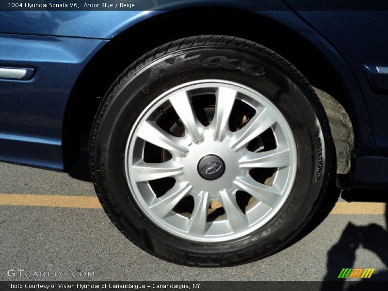 Ardor Blue / Beige 2004 Hyundai Sonata V6