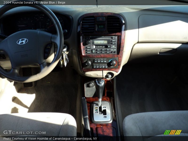Ardor Blue / Beige 2004 Hyundai Sonata V6