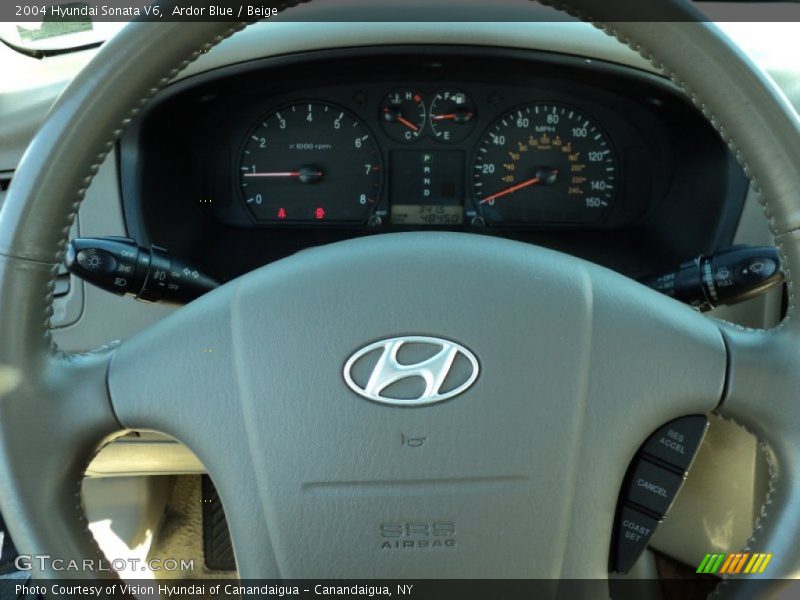 Ardor Blue / Beige 2004 Hyundai Sonata V6