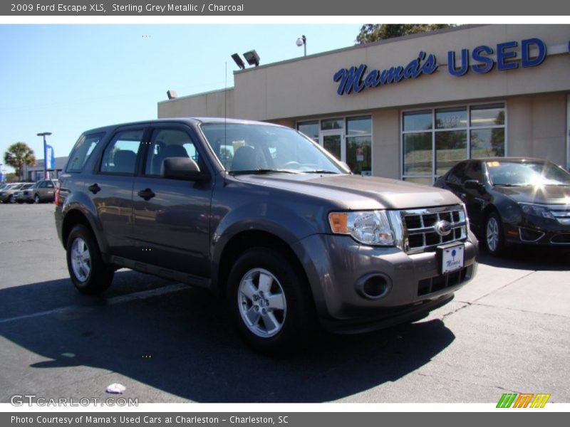 Sterling Grey Metallic / Charcoal 2009 Ford Escape XLS