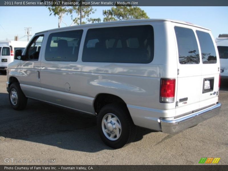 Ingot Silver Metallic / Medium Flint 2011 Ford E Series Van E350 XLT Passenger