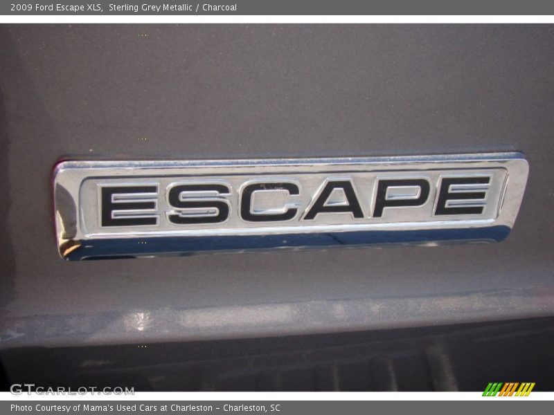 Sterling Grey Metallic / Charcoal 2009 Ford Escape XLS
