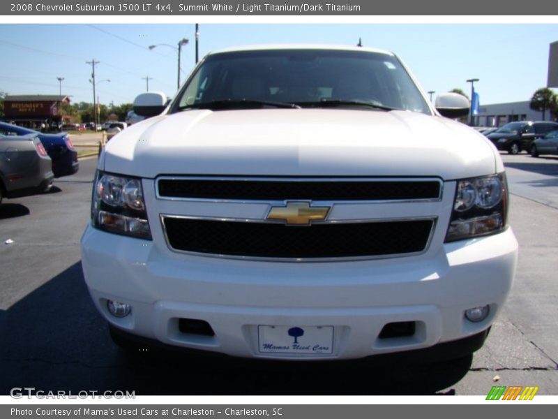 Summit White / Light Titanium/Dark Titanium 2008 Chevrolet Suburban 1500 LT 4x4