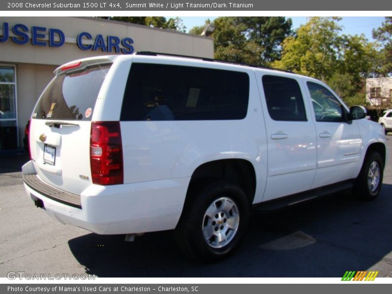 Summit White / Light Titanium/Dark Titanium 2008 Chevrolet Suburban 1500 LT 4x4
