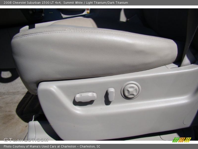 Summit White / Light Titanium/Dark Titanium 2008 Chevrolet Suburban 1500 LT 4x4