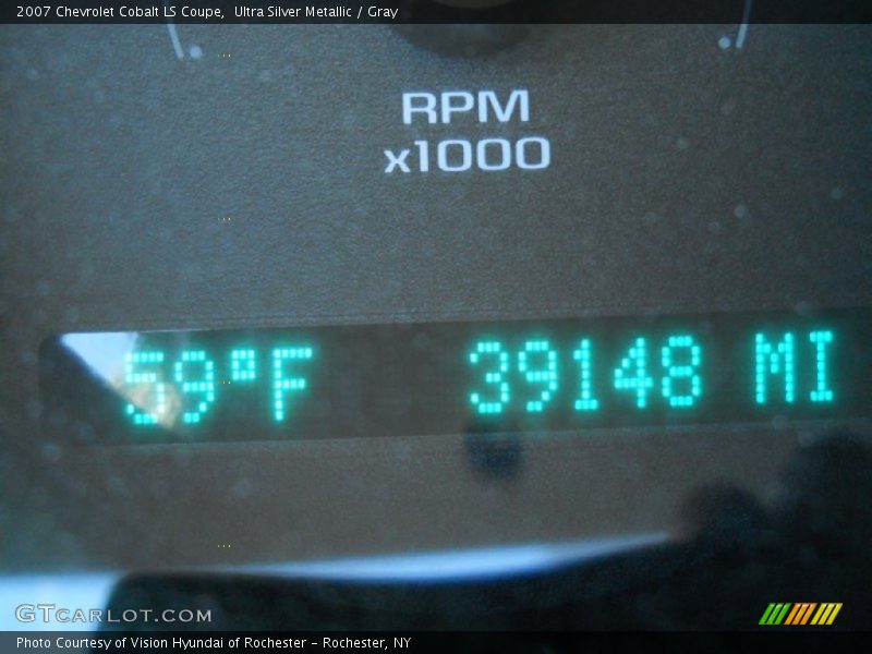 Ultra Silver Metallic / Gray 2007 Chevrolet Cobalt LS Coupe