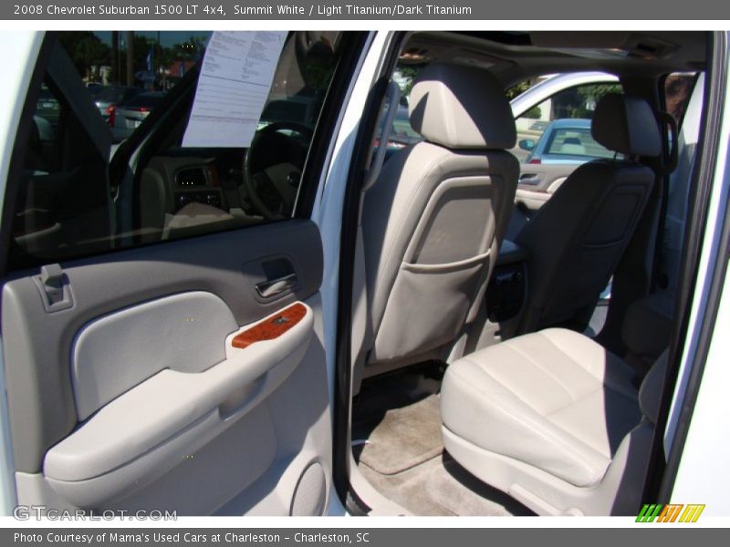 Summit White / Light Titanium/Dark Titanium 2008 Chevrolet Suburban 1500 LT 4x4