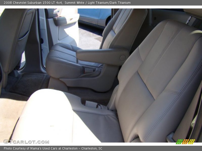 Summit White / Light Titanium/Dark Titanium 2008 Chevrolet Suburban 1500 LT 4x4