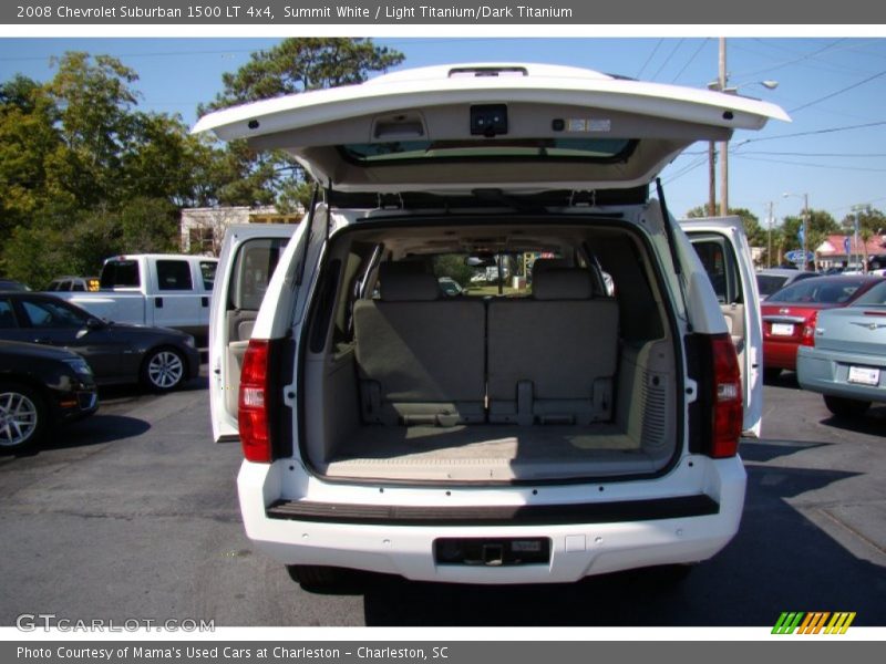 Summit White / Light Titanium/Dark Titanium 2008 Chevrolet Suburban 1500 LT 4x4