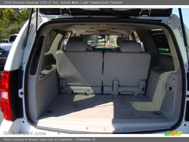 Summit White / Light Titanium/Dark Titanium 2008 Chevrolet Suburban 1500 LT 4x4