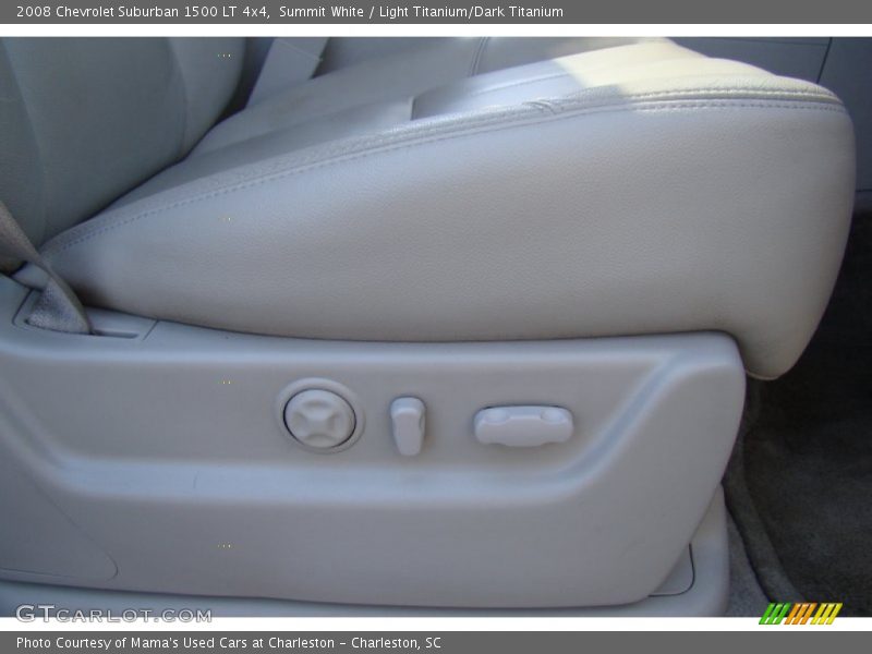 Summit White / Light Titanium/Dark Titanium 2008 Chevrolet Suburban 1500 LT 4x4