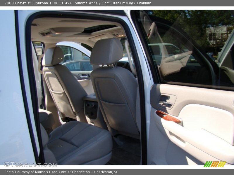 Summit White / Light Titanium/Dark Titanium 2008 Chevrolet Suburban 1500 LT 4x4
