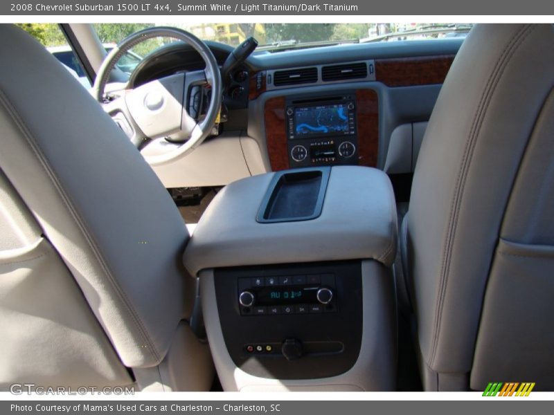 Summit White / Light Titanium/Dark Titanium 2008 Chevrolet Suburban 1500 LT 4x4