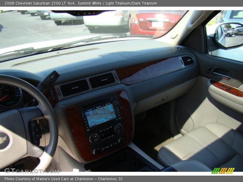 Summit White / Light Titanium/Dark Titanium 2008 Chevrolet Suburban 1500 LT 4x4
