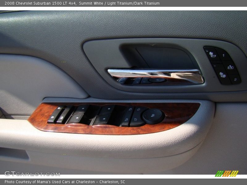 Summit White / Light Titanium/Dark Titanium 2008 Chevrolet Suburban 1500 LT 4x4