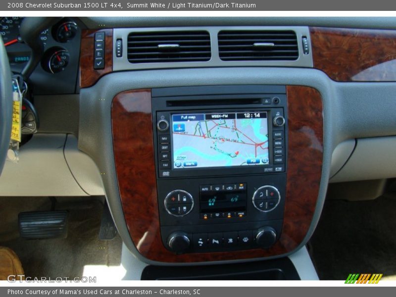 Summit White / Light Titanium/Dark Titanium 2008 Chevrolet Suburban 1500 LT 4x4