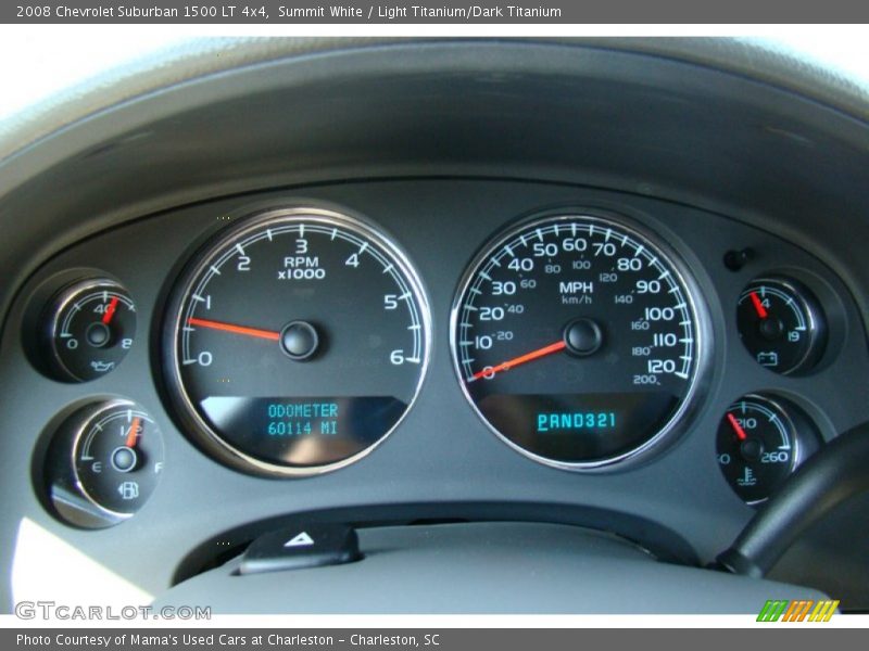  2008 Suburban 1500 LT 4x4 1500 LT 4x4 Gauges